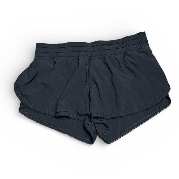 Lululemon Hotty Short Black With Lace Trim Size 6 - Picture 3 of 4